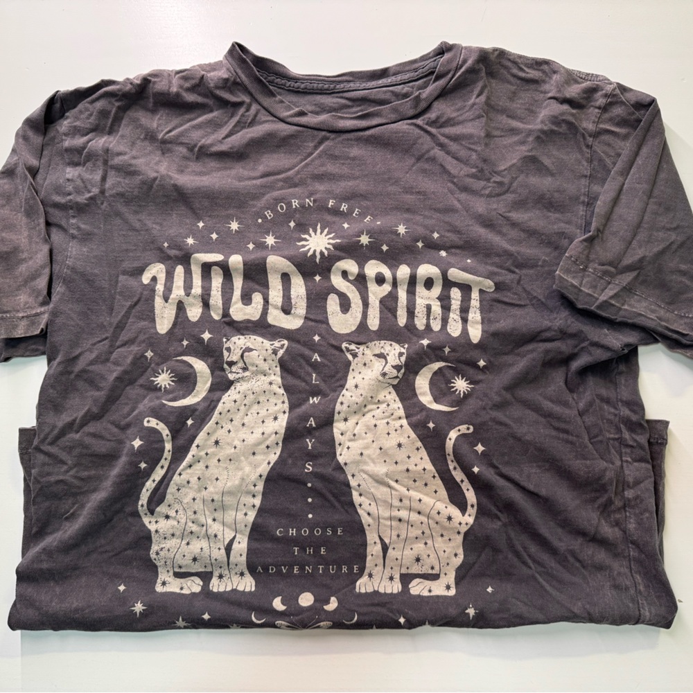 Wild Spirit Kids Shirt - Gray